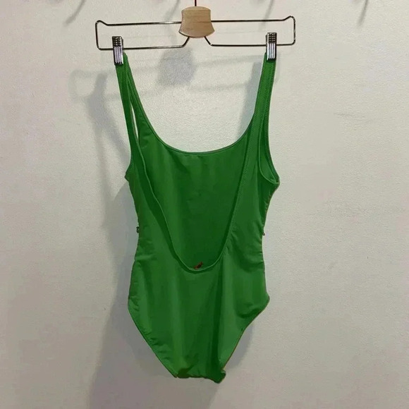 Solid & Striped - The Anne-Marie Belt in Parakeet Green - Sizes XS, S, L, XL - Picture 2 of 4